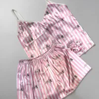 لباس خواب سه تیکه بصورت عمده