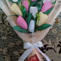 بوکت عروسک و گل