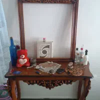 میز کنسول با قاب آینه