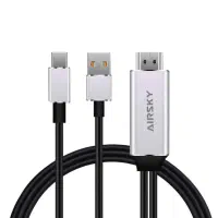 کابل تصویر تبدیل Type-C به HDMI ایراسکای (Airsky)|لوازم جانبی موبایل و تبلت|تهران, ارجمندی راد|دیوار