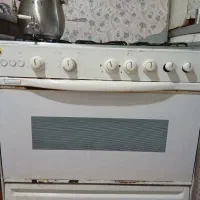 گاز ۵ شعله فروگرم کن وجوجه گردان بادرب شیشه ای