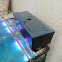 آکواریوم شیشه خمیده با میز