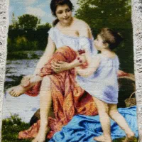 تابلو فرش دستباف مهر مادری