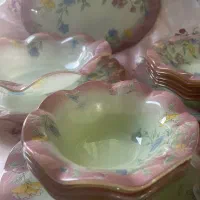 ظرف لیوان میوه خوری دیس نعلبکی