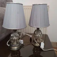 دو عدد آباژور کنار تخت کاملا نو