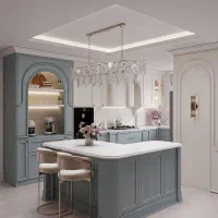 طراحی، ساخت و اجرای کابینت آشپزخانه و کمد دیواری