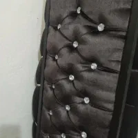 تخت خواب مخمل بدنه فلزی دو نفره