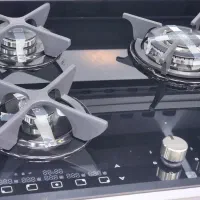 گاز تایمر دار صفحه ای ۵شعله شیشه