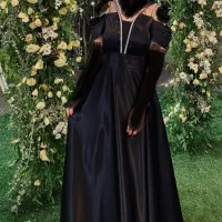 لباس مجلسی ساتن آمریکایی براق کاملا سالم و نو|لباس|مشهد, آبکوه|دیوار