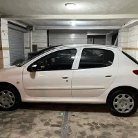 206 سفید مدل 1400|خودرو سواری و وانت|رشت, معلم|دیوار