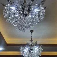 دوعدد لوستر برنزی اصل درجه یک