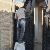 نقاشی ساختمان با تعمیرات