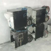 باکس ماینر  + فن حلزونی +کابل  قوی +دو شاخه + زوکت