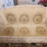مبل ۷ نفره مناسب خانه باغی و مغازه|مبلمان خانگی و میز عسلی|تویسرکان, |دیوار