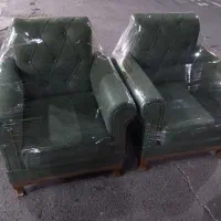 مبل شرکتی سناتور۷نفره‌درحد (زرشکی.سبززیتونی)|مبلمان خانگی و میز عسلی|کرج, گلشهر|دیوار