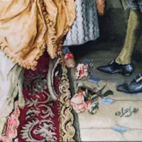 تابلو فرش دستباف تبریز چله ابریشم تبریز|تابلو فرش|اسلام‌شهر, شهرک واوان|دیوار