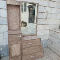 دراور لباس همراه با آینه کشویی