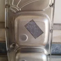 سینگ ظرفشویی دولنگه گودتوکارتمیزسالم زیر|مصالح و تجهیزات ساختمان|رشت, امین الضرب|دیوار