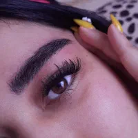 میکرو ابرو و کاشت مژه فقط هزینه متریال ۱۵۰