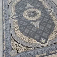 فرش آراز ترنجدار وافشان با نقوش ایرانی وزیبا