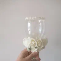 جام کریستال شیشه ایی