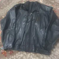 کاپشن چرم اصل مردانه