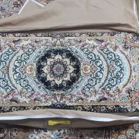 ۲تخت فرش ۹ متری قیطران گل برجسته و ۴عدد پشتی|فرش|ساوه, |دیوار