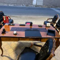 میز مدیریتی با روکش جناقی مبلمان اداری دفتری|دفتر کار|تهران, ایران|دیوار