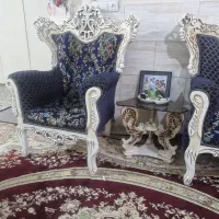 مبل ۷ نفره با دوتا میز عسلی