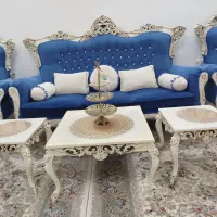 سـت مبلمان با ناهار خوری و پرده فقـط ۲۲