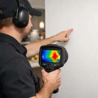 نشت یابی با دستگاه تصویری نشت یاب حرفه ای در تهران