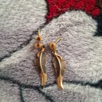 گوشواره طلا برگ