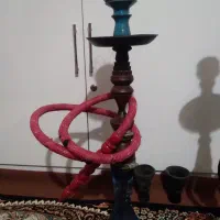 دو عدد قلیان تنه سرخ دار|کلکسیون و سرگرمی|آق قلا, |دیوار