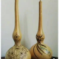کدو قلیانی تزئینی|گل و گیاه طبیعی|گندمان, |دیوار