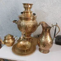 سروبس سماور شش لیتری نو|کلکسیون اشیاء عتیقه|کرج, گلشهر|دیوار