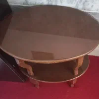 میز عسلی بیضی شکل