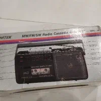 رادیو ضبط کاملا سالم با جعبه برند simtek