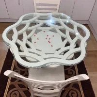 میز آشپزخانه نو چهار نفره|میز و صندلی غذاخوری|رفسنجان, |دیوار