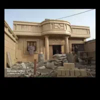 سنگ کاری نما آجر نسوز ترکیبی نما رومی|خدمات پیشه و مهارت|چابهار, |دیوار