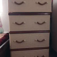 دراور پلاستیکی چهارکشویی|جاکفشی، کمد، دراور|چمستان, |دیوار