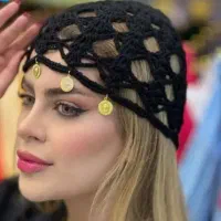 کلاه توری دستباف