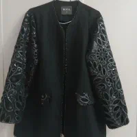 مانتومشکی مجلسی تاسایز۴۶ میشه