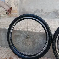 تایر جلو و عقب دوچرخه کامل|دوچرخه، اسکیت، اسکوتر|میانه, |دیوار