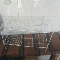 سبدظرفی ببین مدلهاشو وجاکفشی فلزی|آب‌چکان و نظم‌دهنده ظروف|شیراز, سعدیه جنوبی|دیوار