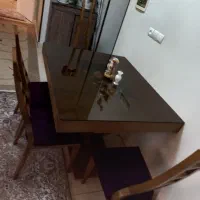 میز ناهارخوری ۴ نفره|میز و صندلی غذاخوری|فردوسیه, |دیوار