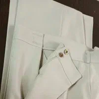 شلوار گاباردین کرم رنگ  سایز ۵۰ مدل بگ