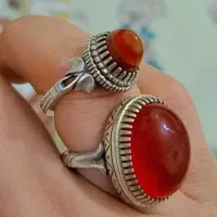 انگشتر نقره استاد بهرام کرد