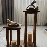 دو جفت شمعدان بسیار شیک و کاملا سالم|صنایع دستی و سایر لوازم تزئینی|تهران, جنت‌آباد مرکزی|دیوار