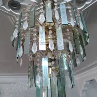 2عدد لوستر کریستالی|لوستر و چراغ آویز|مشهد, کوی پلیس|دیوار