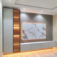 مرکز تخصصی انواع تی وی وال و tv Room TV wall مدرن|خدمات پیشه و مهارت|شیراز, فرهنگ شهر|دیوار